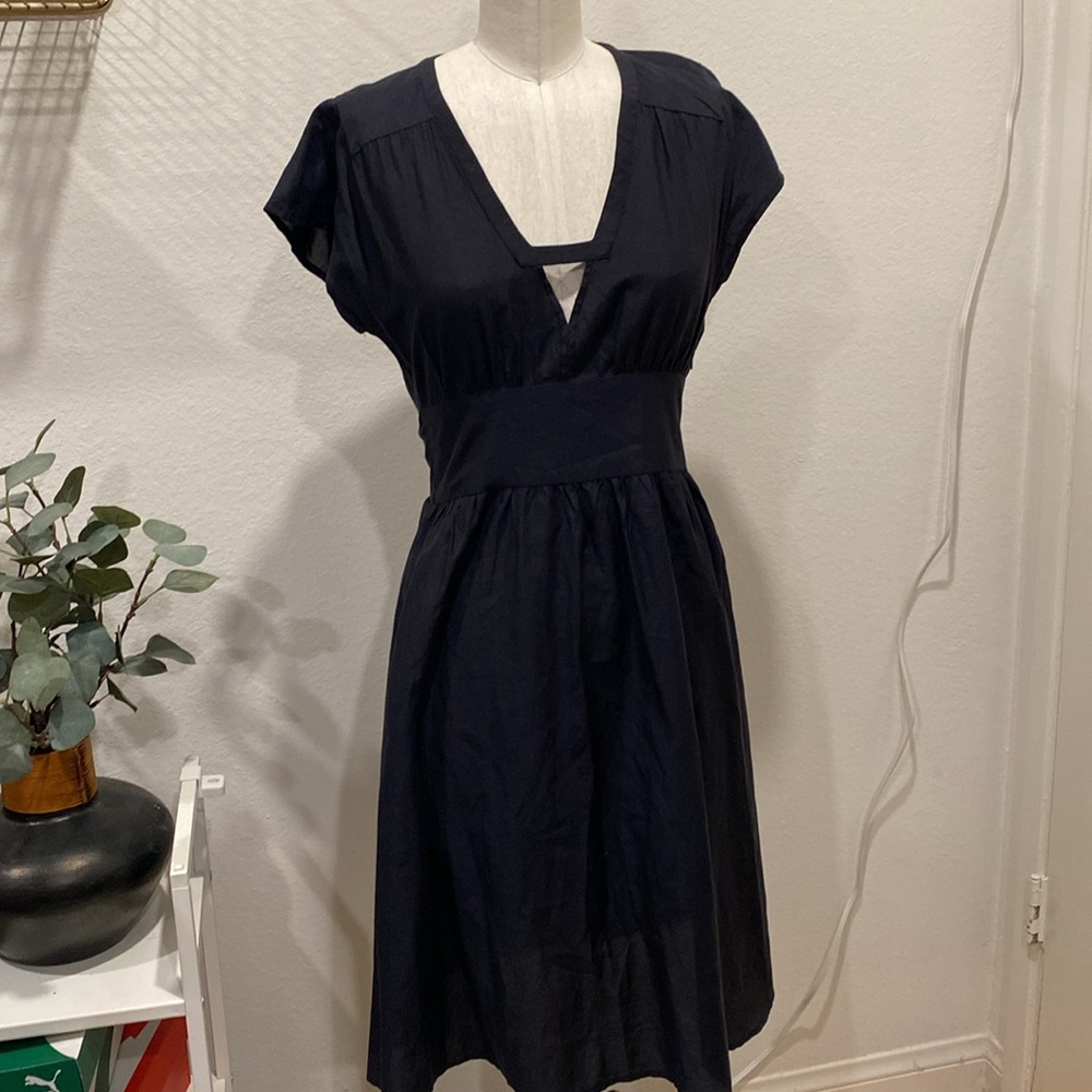 Loomstate self tie dress Organic cotton Silk
